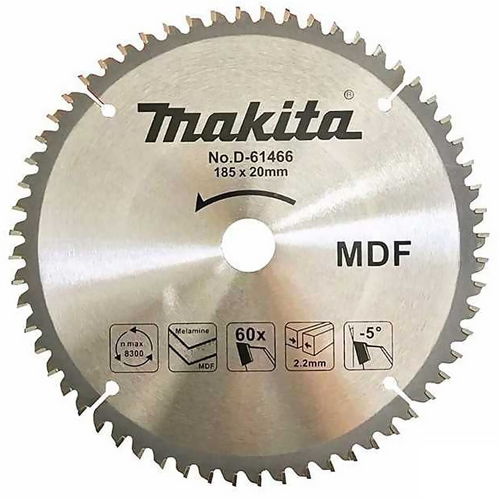 Hoja De Sierra Circular Para Laminados Melamina Mdf Makita