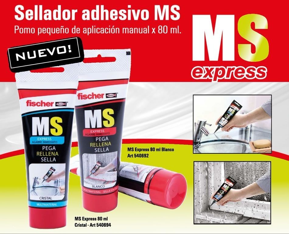 Adhesivo Sellador De Alto M Dulo Con Tecnolog A H Brida H Brido Marca Fischer Ms Siloc Th